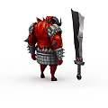 Game Role 3d model