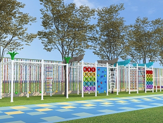 Kindergarten amusement facilities 3d model