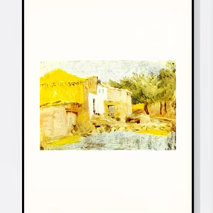 Modern Picasso Landscape Advanced 3d model