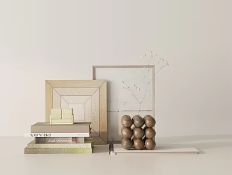Modern ornaments combination 3d model