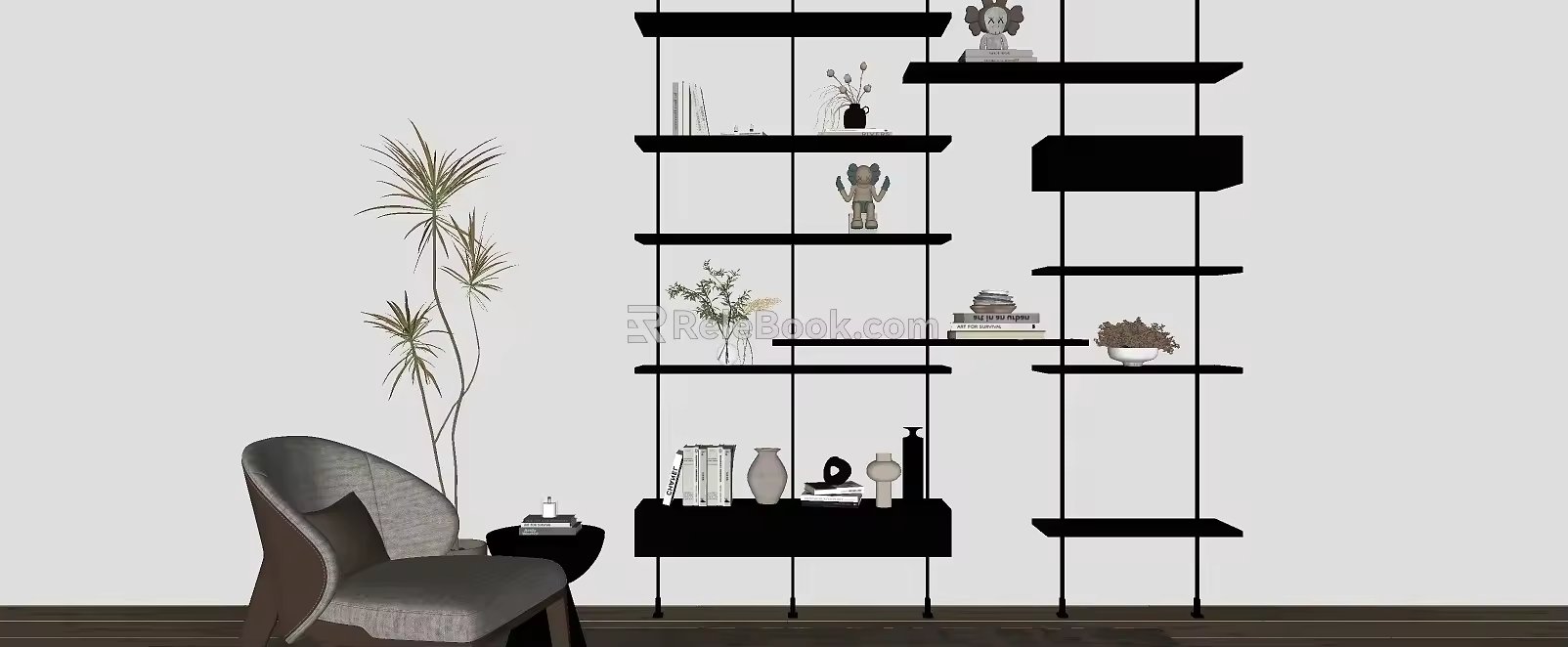 Bookcase 3d model