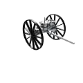 Detailed Vintage Mechanical Device With Metal Gears Wheels And Axle