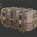 Industrial Style Equipment Cases With Metal Latches And Textured Pink Purple Surface