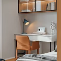 Modern Kids Room Interior With Bed Desk Bookshelf Bean Bag Chair And Football Decor
