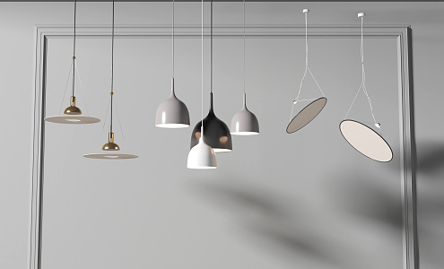 Modern chandelier 3d model