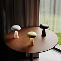 Nordic Table Lamp Mushroom Table Lamp Nightlight Mushroom Atmosphere Lamp Desktop Work Lamp 3d model