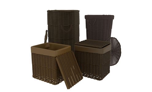 Modern Storage Basket Storage Box 3d model