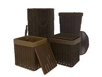 Modern Storage Basket Storage Box 3d model