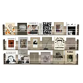 Various Books Magazines Collection Displayed On Shelf With Diverse Cover Designs And Artistic Themes