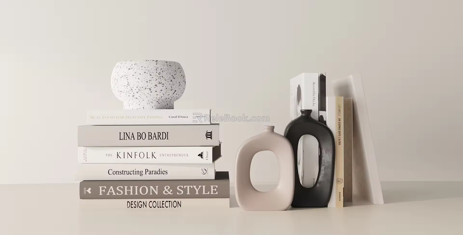 Modern ornaments combination 3d model