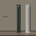 Pulfom Tower Air Cooler Fan With Display In Green And White Design