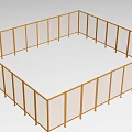Industrial Equipment Square Steel Fence Structure As Durable Safety Isolation Barrier