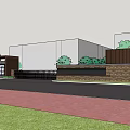 Modern Gate 3d model