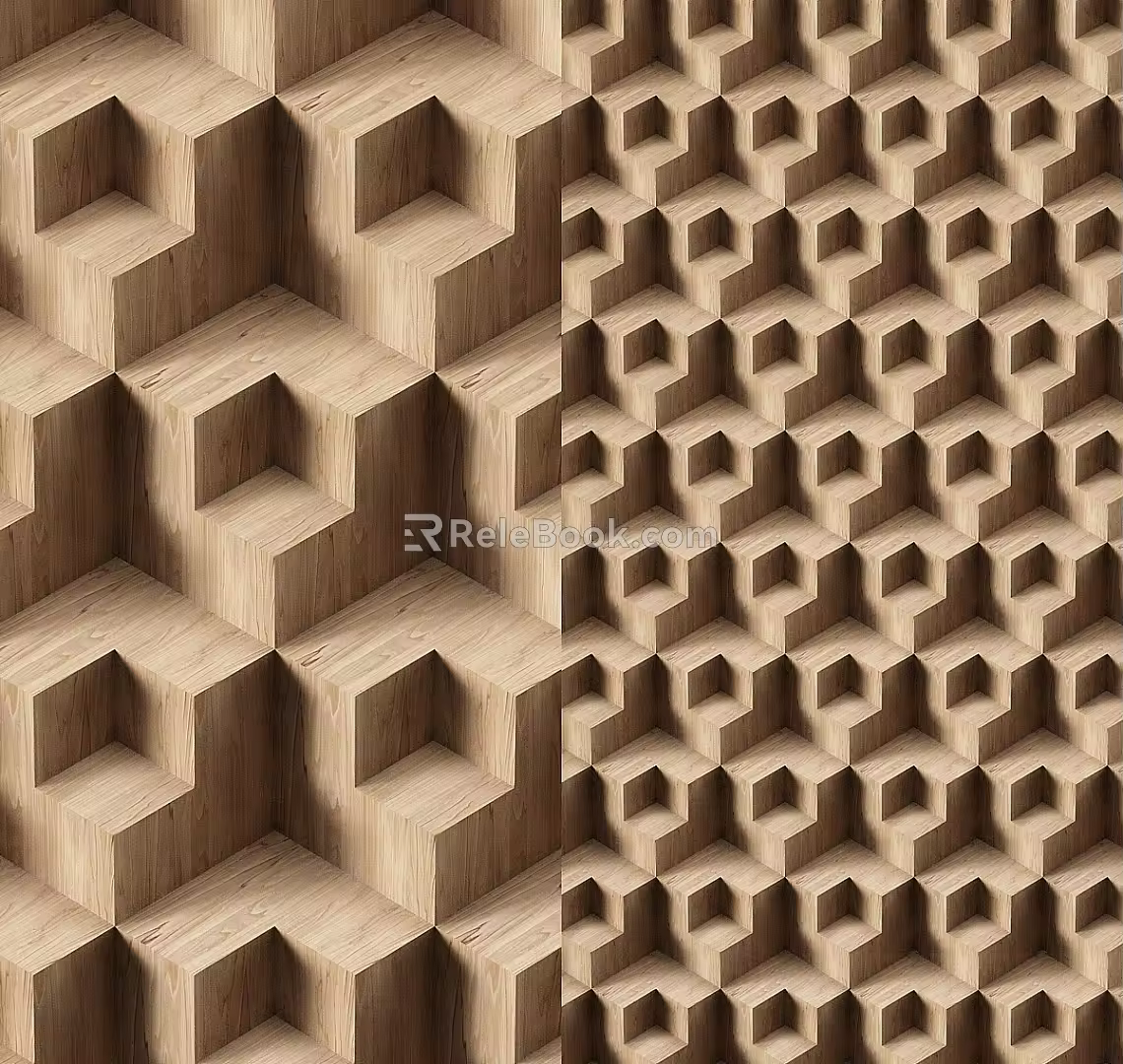 Modern wall three-dimensional wall modeling wall surface 3d model