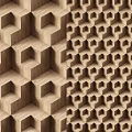 Modern wall three-dimensional wall modeling wall surface 3d model