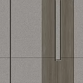 Modern Background Wall Design With Wood Panels And Textured Gray White Surfaces
