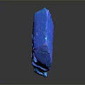 Glossy Blue Wood Stone Material With Reflective Surface And Shiny Appearance