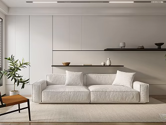 modern living room 3d model