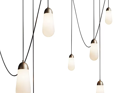 Chandelier decorative chandelier multi-head chandelier 3d model