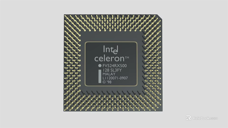 Intel Celeron P4205U RK3300 High Performance Processor Chip For Industrial Equipment 3d model 