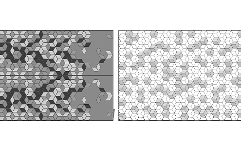 Modern Tile Hexagon Tile Combination 3d model