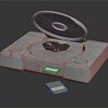 Modern CD player audio-visual equipment player 3d model