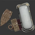 Vintage Van Setup Featuring Wooden Boat Beach Chairs And Lifebuoy