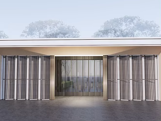 Modern Gate Prestige Atmospheric Entrance Gathouse 3d model
