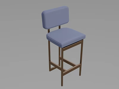 New Chinese Bar Chair 3d model New Chinese Bar Chair 3d model