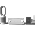 Modern Wireless Headphones and High Quality Speakers with Sleek Audio Design Features
