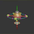 Golden Celestial Globe Astronomical Model With Orbital Rings And Spherical Design For Universe Exploration