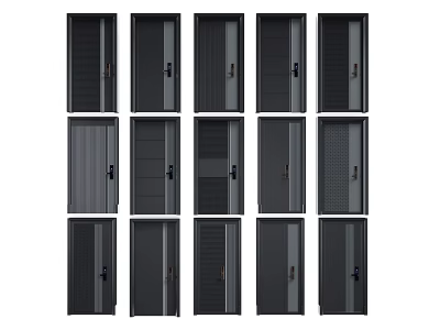 Security Door Entry Door Smart Door Fingerprint Door Double Door Password Door Single Door 3d model