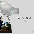ICE Live Stream Showcasing Eco Humanistic Fashion Exhibition With Clothing Mountain View And Green Plants