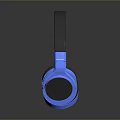 Stylish Blue And Black Over Ear Headphones With Soft Cushion Earpads And Adjustable Headband