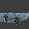 Fighter aircraft 3d model