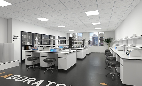 Laboratory Research Room 3d model