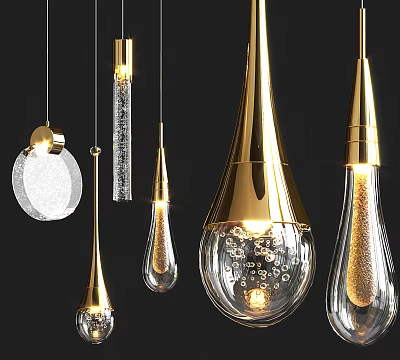 Light Luxury FLOS Chandelier 3d model Light Luxury FLOS Chandelier 3d model