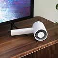 Air Purifier In Modern Living Room With TV And Plants
