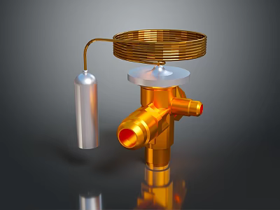 Modern Metal Lighting Fixture Combination with Gold Silver Components Coil Design and Reflective Base 3d model