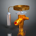 Modern Metal Lighting Fixture Combination with Gold Silver Components Coil Design and Reflective Base