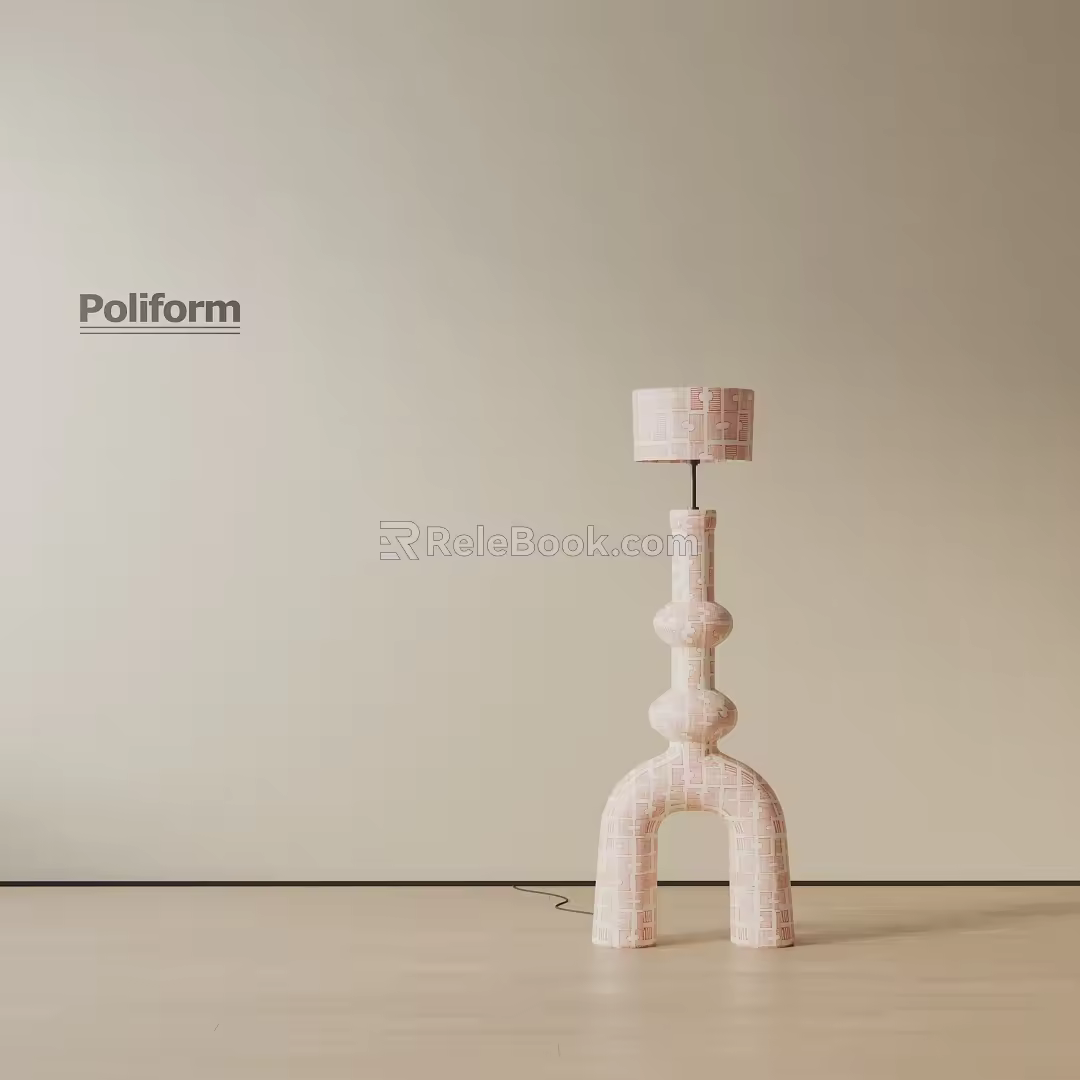 Modern floor lamp 3d model