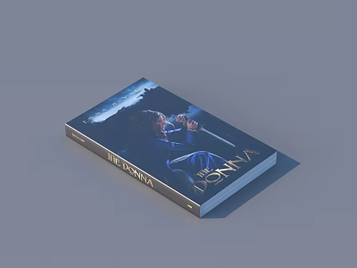 The Avenger Book Cover Featuring Man With Microphone And Night Sky Design 3d model