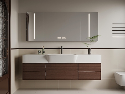 Middle Style Bathroom Cabinet model