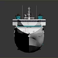 BALEARIA Modern Boat Design With White Turquoise Hull And Brand Logo
