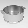 Stainless Steel Round Baking Pan with Two Side Handles for Home Baking Use