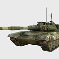 Russian T90A main battle tank 3d model