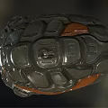 modern turtle shell 3d model