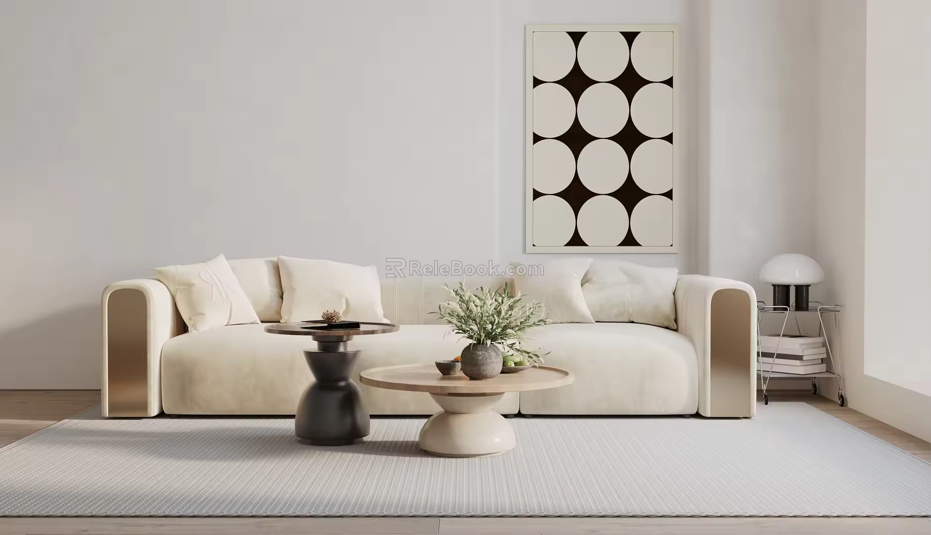 Modern Multiplayer Sofa 3d model