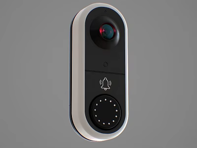 Smart Wireless Doorbell With HD Camera Motion Detection And Night Vision 3d model