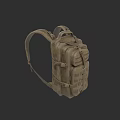 Tactical Weapon Storage Backpack With Camouflage Design And Military Straps